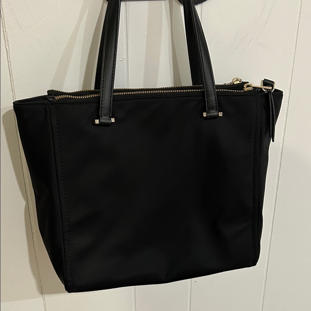 Kate Spade Triple Compartment Nylon Black Tote Bag - Picture 11 of 15